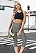 Deerose Swim Pants for Women Swim Leggings High Waisted Quick Dry SPF 50+ Beach Fashion Sleek Grey Wetsuit Capris L