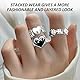 DAZZLUXE 24 Stück Vintage-Ringe, Silberring-Set, Verstellbare Unisex-Ringe, Punk, Gothic, Schlangen und Coole Stapelringe