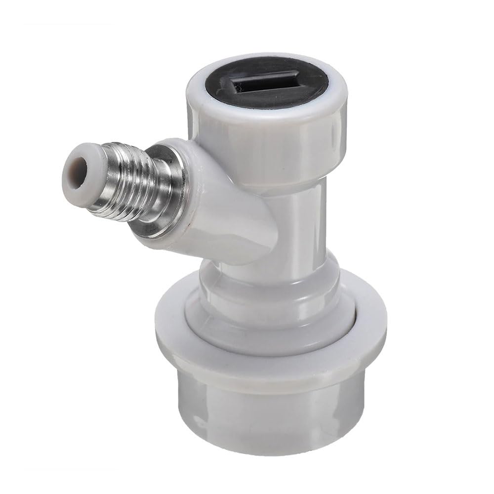 Juego de válvulas giratorias de diafragma de acetal con medidor de alivio de presión ajustable, 0-40 PSI, perfecto para elaboración de cerveza casera y aplicaciones industriales