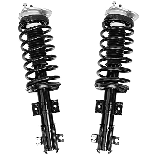 Image of Detroit Axle - 6pc Struts Shocks Kit for 1993-2000 Volvo S70 V70 850, 1998-2004 C70, 2 Front Struts w /Coil Spring 2 Sway Bars 2 Rear Shock Absorbers 1994 1995 1996 1997 1999 Replacement Suspension