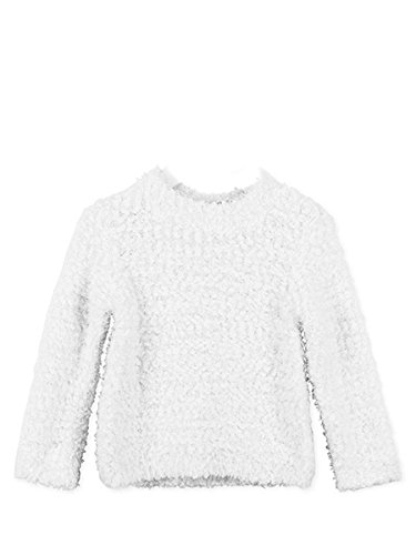 Pullover enfant blanc Losan 726 anti-courants d'air pour 24m