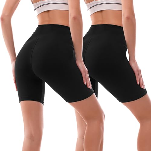 Ipletix 2 Pack Biker Shorts Women, 6