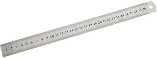 Stainless Steel Metal Ruler Multipurpose Wear Resistant Accurate Scale Straight Edge Ruler for Office Woodworking Hardware