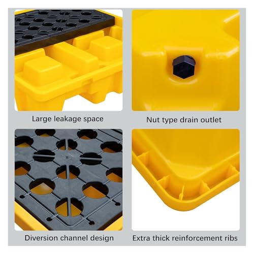 Plateforme de rétention modulaire pour éviter les fuites de fûts