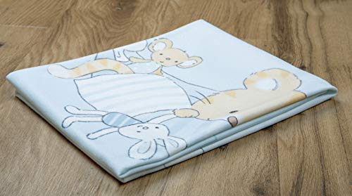 Herding Tiger Dreamer Soft-Peach Blanket, 75 x 100cm, Polyester, Cream/Multi-coloured, Blue, 75 x 100 cm - Image 4