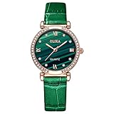 Olika hat ein einfaches und dünnes Gehäuse aus Rotgold: eine minimalistische Index-Anzeige von hellen und einfachen Diamanten auf einem klassischen Zifferblatt und ein hochwertiges luxuriöses Lederarmband, das sich sehr leicht am Handgelenk anfühlt.