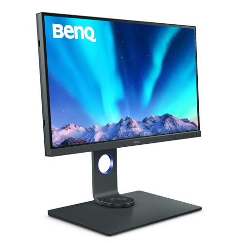 Image of BenQ Sw270C 27 inches (68.58 cm) 2560 X 1440 Pixels, LCD 2K Photo Editing Monitor, of Adobe RGB, of Srgb /Rec.709, and of Dci-P3 /Display P3, USB-C Connectivity, Black