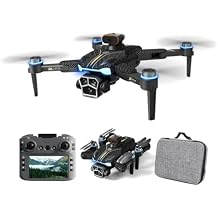 GPS 5G Folding Drone with 8K Camera for Adult with 4.5in Screen Control,Brushless Motor, Obstacle Avoidance,Optical Flow Hovers,FPV Auto Return Follow Me,25 Min Flight Time