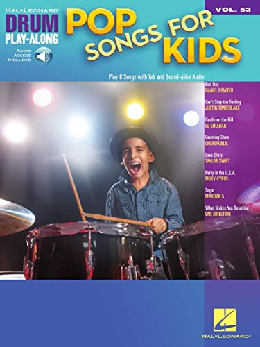 Pop Songs for Kids: Drum Play-Along Volume 53 (Drum Play-along, 5...