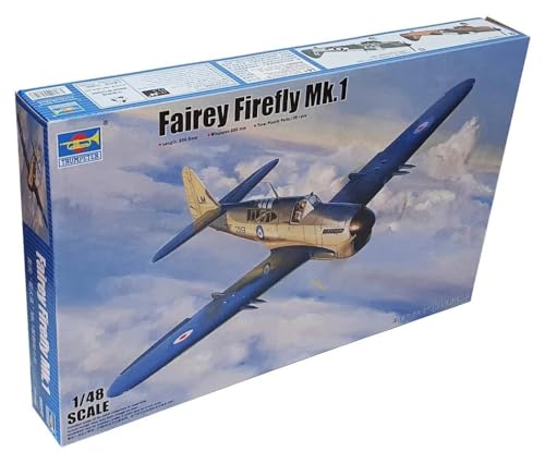 Trumpeter 1/48 Fairey Firefly MK.1 avion de chasse miniature britannique à coller