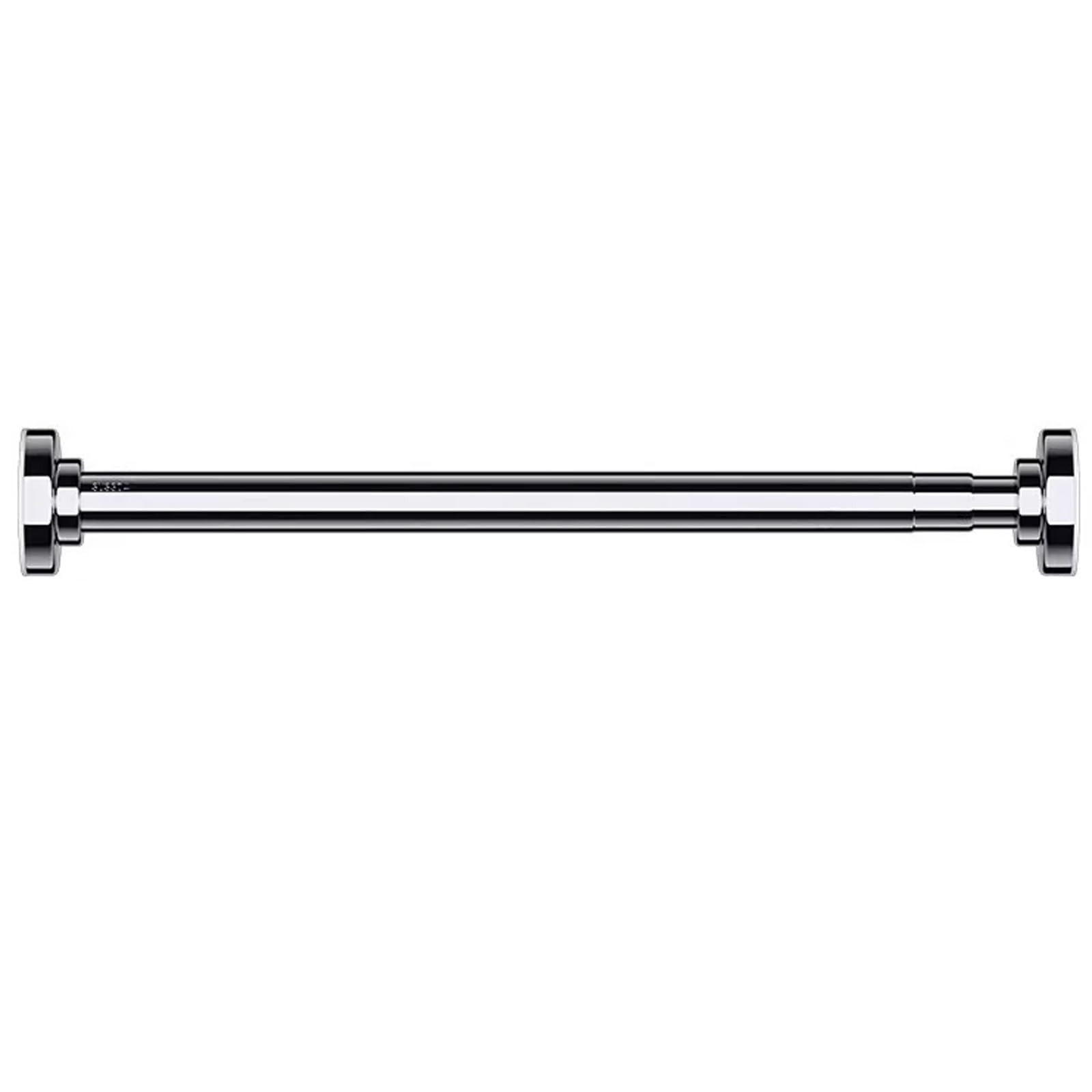 304 Stainless Steel Spring Shower Curtain Rod, Adjustable 8" to 94", No Drilling with Anti Slip Silicone Ends, for Windows, Bathroom, Closet(100-180cm/39-71in)