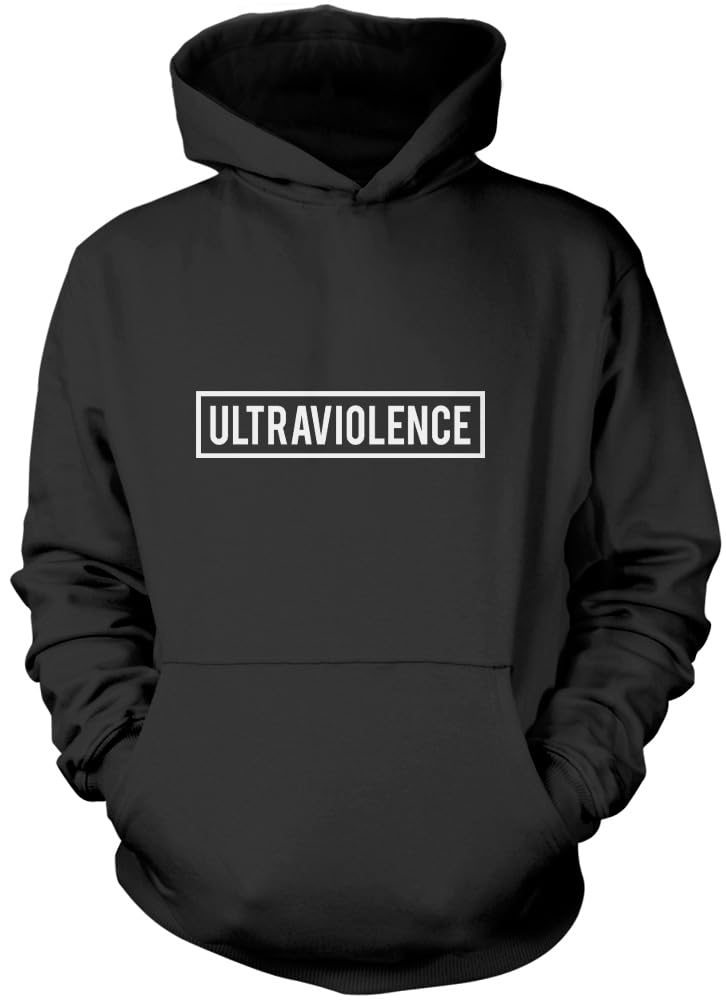 Hotscamp Boys Black Ultraviolence Unisex Hoodie - Large