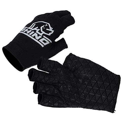 Rhino Childrens/Kids Pro Half Finger Rugby Mitts