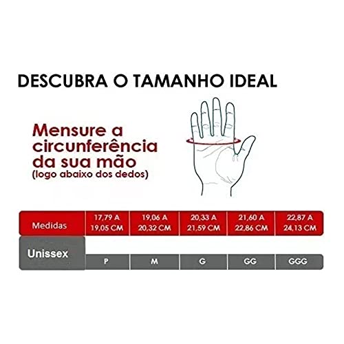 Luva X11 Blackout Preta - M