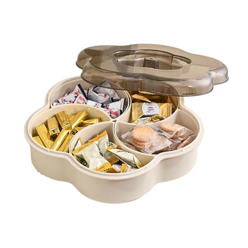 Assiette de rangement pour collations chic et design floral épuré