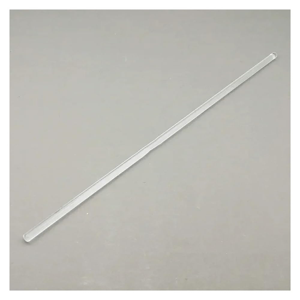 Barra desviadora de vidrio transparente de 4 mm a 12 mm, 6 o 12 unidades, for agitación de vidrio de laboratorio(10x400mm 6pcs)