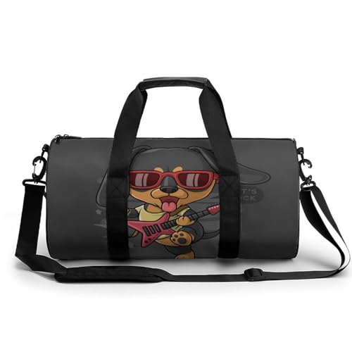 Sac week-end duffel bag Chien Rock sac de sport gym et voyage outdoor