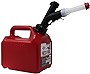 GARAGE BOSS GB310 Briggs and Stratton GarageBoss Press 'N Pour 1+ Gallon Gas Can, Red