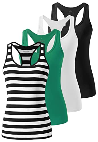 Femdouce Racerback Workout Tank top for Women Activewear Running