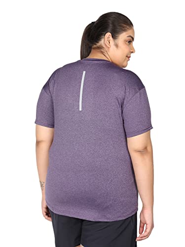 Image of CHKOKKO Women's Polyester Round Neck Regular Fit Gym Sports T-Shirt