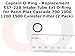 Captain O-Ring – Replacement CCF-228 Intake Tube Extension O-Ring for Penn-Plax Cascade 700 1000 1200 1500 Canister Filter (2 Pack)