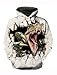 Produktbild CAMLAKEE Kinder Dinosaurier Grafik Hoodies Jungen 3D Druck Kapuzenpullover Mädchen Pullover Unisex Lustig Hoodie mit Taschen 1 Etikettengröße L/128