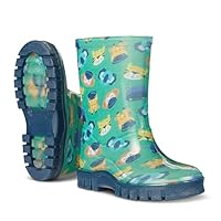 JUJU Factory Warehouse Wellies for Kids | Waterproof Childrens Welly Boots | Easy Pull On Style | Durable and Comfy Materials