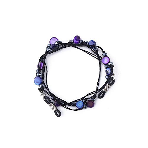 🔥 Mask Lanyard, Shell Beaded Eyeglass Chains Glasses Strap Face Cover Holder Necklace Retainer Cords around Neck for Women Men Kids (Purple) One-Day Sale: Up to 50% Off Mask Lanyard, Shell Beaded Eyeglass Chains Glasses Strap Face Cover Holder Necklace Retainer Cords around Neck for Women Men Kids (Purple)