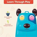 B. toys - On The Gogo - Woofer - Rutscherfahrzeug Spielzeug - Aufsitzkoffer - Kinder-Gepäck - Stauraum für Reisen - 2 Jahre +