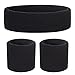 ONUPGO Kinder Schweißbänder Stirnband Armband Set – Athletisches Baumwollschweißband für Sport (1 Stirnband + 2 Armbänder)