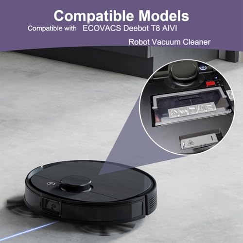 Image of Sgizoku Dust Bin Box for ECOVACS Deebot T8 AIVI Robot Vacuum Cleaner - Replacement Accessories Parts (Not Suitable for Automatic Dust Collection Plate)