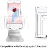 Soporte de Visualización PRO Compatible con Motorola K1 Soporte de Escritorio Ajustable, Portátil, Resistente hasta Pantallas de 13" y 20 libras [Gris] 8