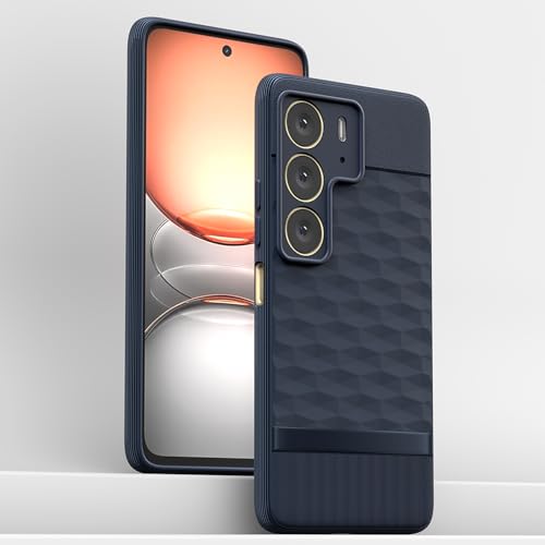 Image of Outlouders Bumper Case for Realme C75 | Full Camera Protection | TPU Soft Flexible Shockproof Back Cover (Blue)