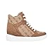 Guess Women's BLAIRIN Sneaker, Beige/Brown 110, 7