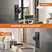 Newliplace Mortise Lock Set for Interior Door, Vintage Door Knobs with Lock and Skeleton Key, Antique Door Knobs Oil Rubbed Bronze Finish