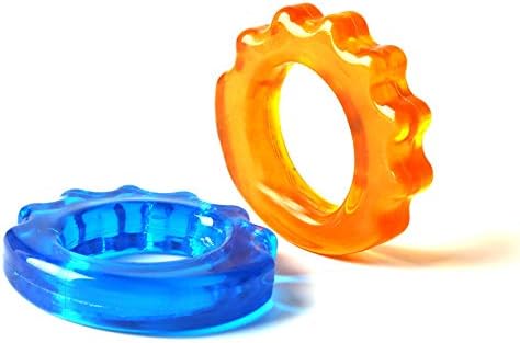 ACTIFIT Non Slip Silicon Hand Grip Strengthener Exercisers, Wrist Exercise, Pack of 2, Random Color