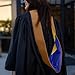 Endea Graduation Masters Hood for Business, Accounting, Commerce, Industrial, Labor Relations, College Degrees - Unisex (Drab/Navy Blue/Gold)