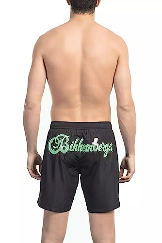 Short de bain noir Bikkembergs de qualité premium et chic