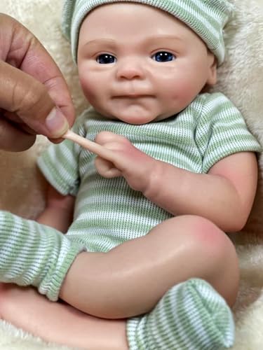 Muñeca Reborn Realista de Silicona 16 Pulgadas miniatura 6