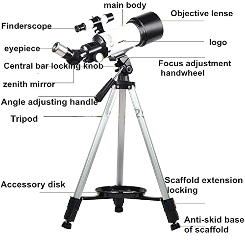 Telescopio astronómico refractor para adultos portátil miniatura 6