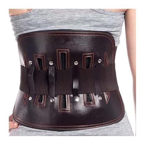 Soporte De Espalda para Hombres Mujeres Corrector De Postura Lumbar Entrenador De Cintura Cinturones De Gimnasia Transpirables(L)