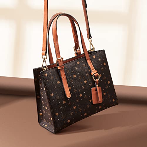 Pvc Faux Leather Tote Bag For Women Large Capacity Satchel Handbags Purses For Ladies Top Handle Signature Shoulder Bags #TOP6