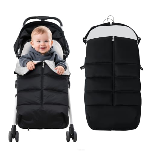 KAKIBLIN Stroller Footmuff, Baby Footmuff for Stroller, Universal Buntting Bag