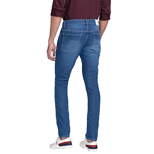 Image of Spykar Men's Slim Fit Low Rise Casual Jeans