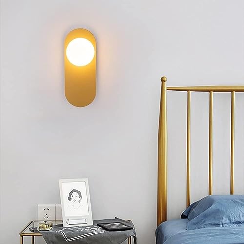 Aplique de pared industrial de vidrio moderno para iluminación interior 4