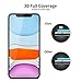 Tensea [2Pack] Privacy Screen Protector for iPhone 11 and iPhone XR 6.1 inch, Anti-Spy Tempered Glass Film, 3D Full Coverage iPhone XR/iPhone 11 Screen Protector 6.1 inch, 2 Pack