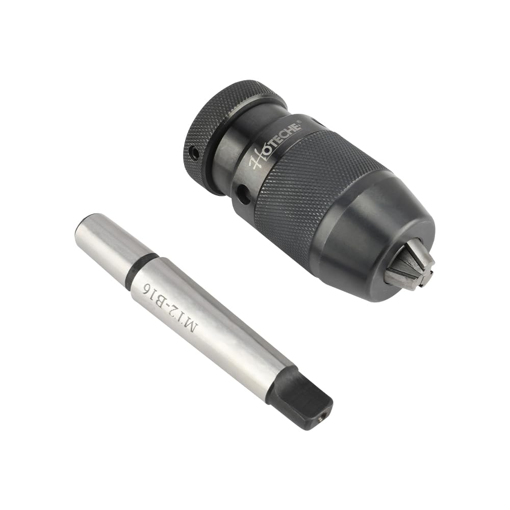 Hoteche 13 mm self-tensioning drill coils, B16 pin hole connection, clamping capacity 1.0-13 mm, in colour box