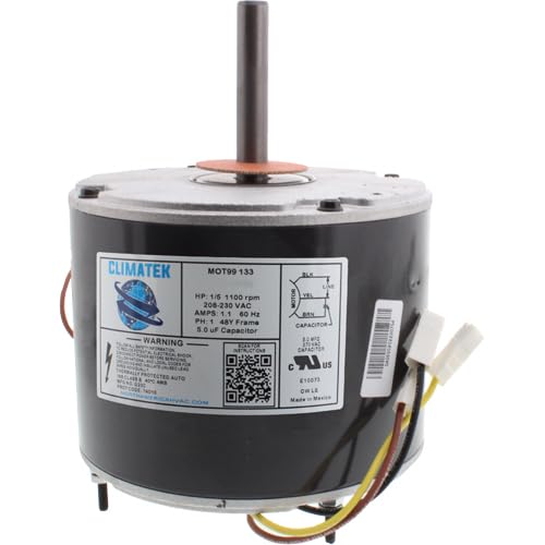 HC37GE219A - ClimaTek Exact Replacement for Carrier Bryant Payne 1/5 HP Fan Motor HC37GE219 HC37GE219A HB38GR219 HB38GQ230