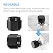 Zikefest 2PCS Radiator Cap, 8AN Flare Cap Block off Fitting Plug, Aluminum Swivel Nut Port Adapter, Automotive Modification Accessories (Black)