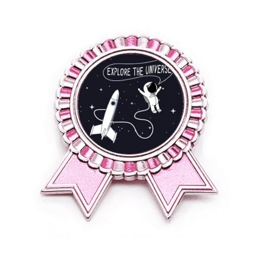 Broche Pin Alien Sptravel Médaille Winner M Rose en Métal aux Finitions Précises et Durables